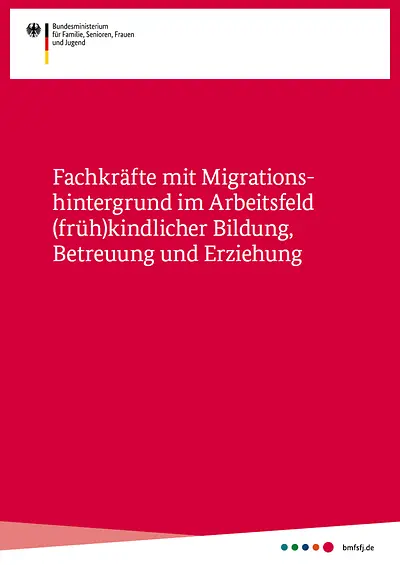 Publikationscover der Studie "Studie zu Fachkräften mit Migrationshintergrund "