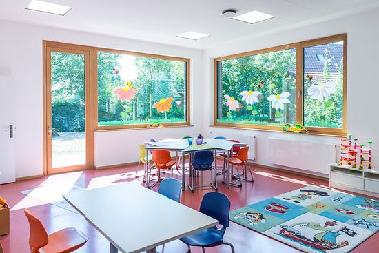 Innenraum der Schule 