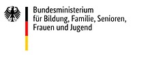Logo des Bundesministeriums für Familie, Senioren, Frauen und Jugend (BMFSFJ)